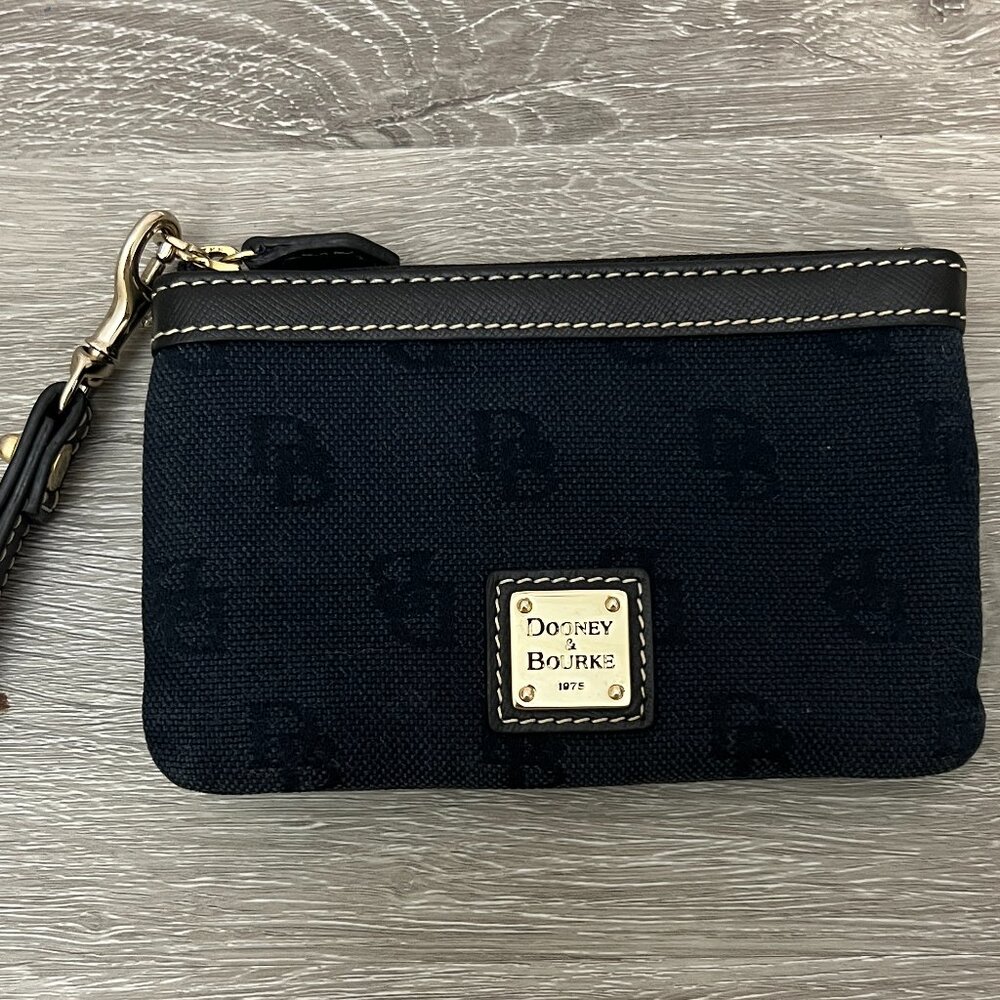 Dooney and Bourke Black Wristlet